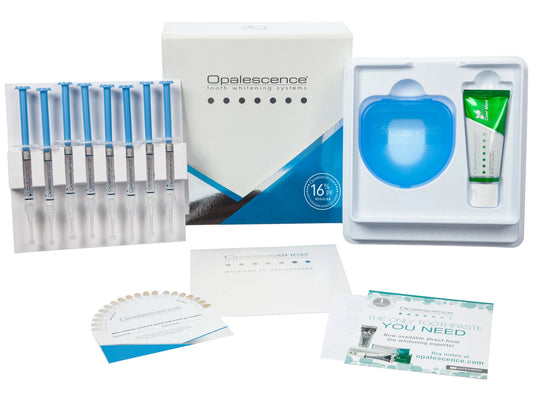 Opalescence PF 16% 'Patient Kit' Regular: Branqueamento dentário em casa