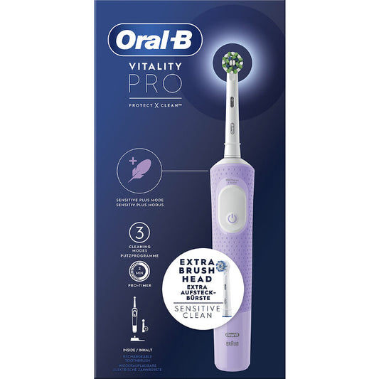 Escova elétrica Oral-B Vitality Pro - Rosa