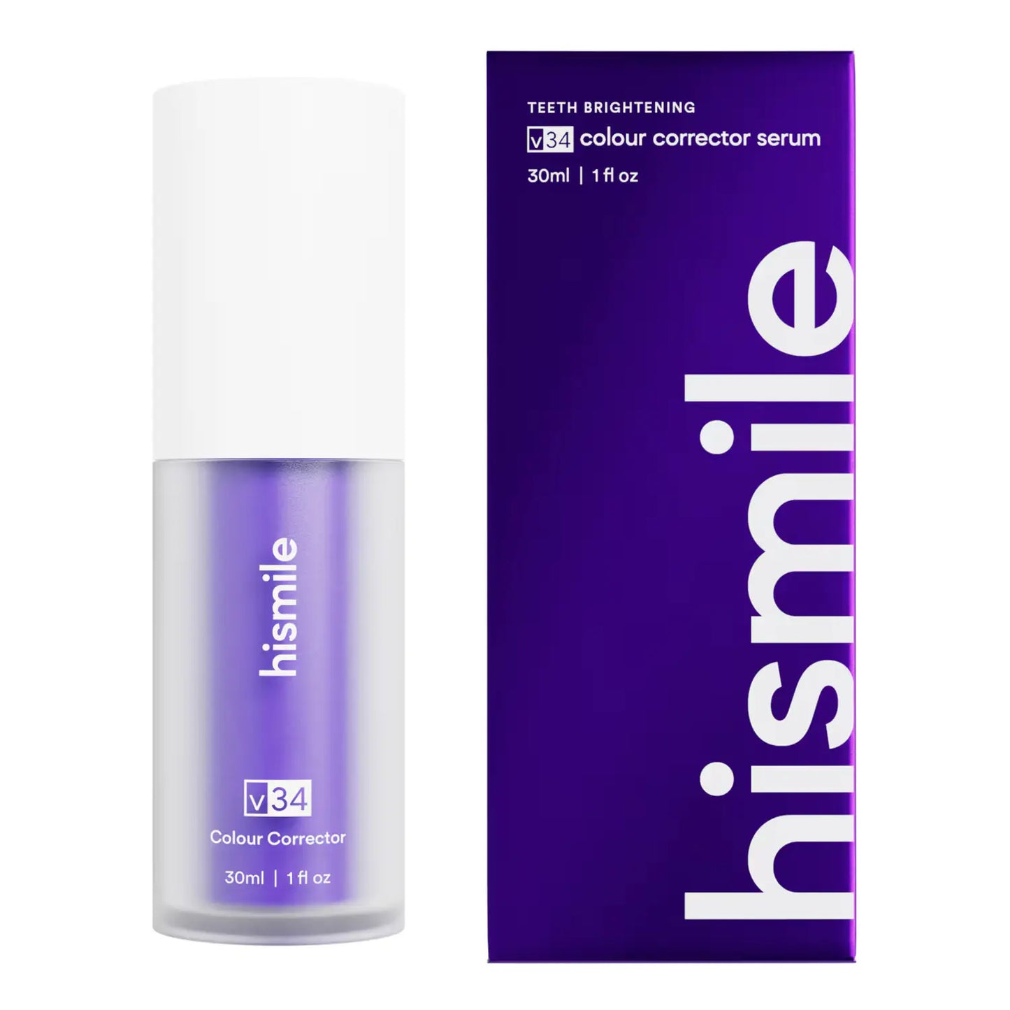 Hismile V34 Color Corrector – Optisch aufhellendes Farbkorrekturserum – 30 ml