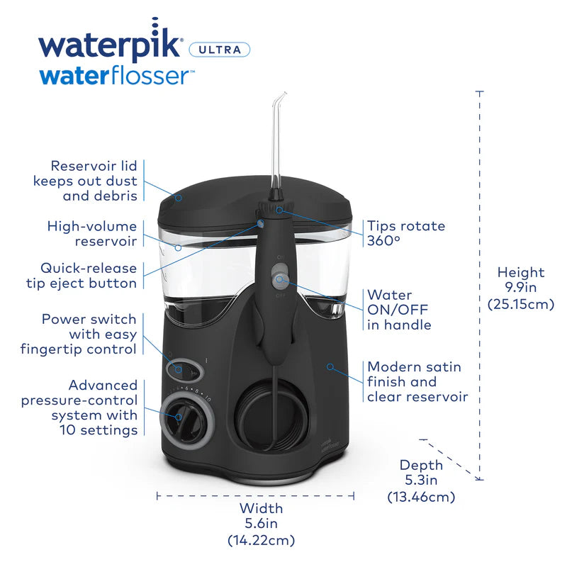 Waterpik WP-112 Ultra Black Irrigator