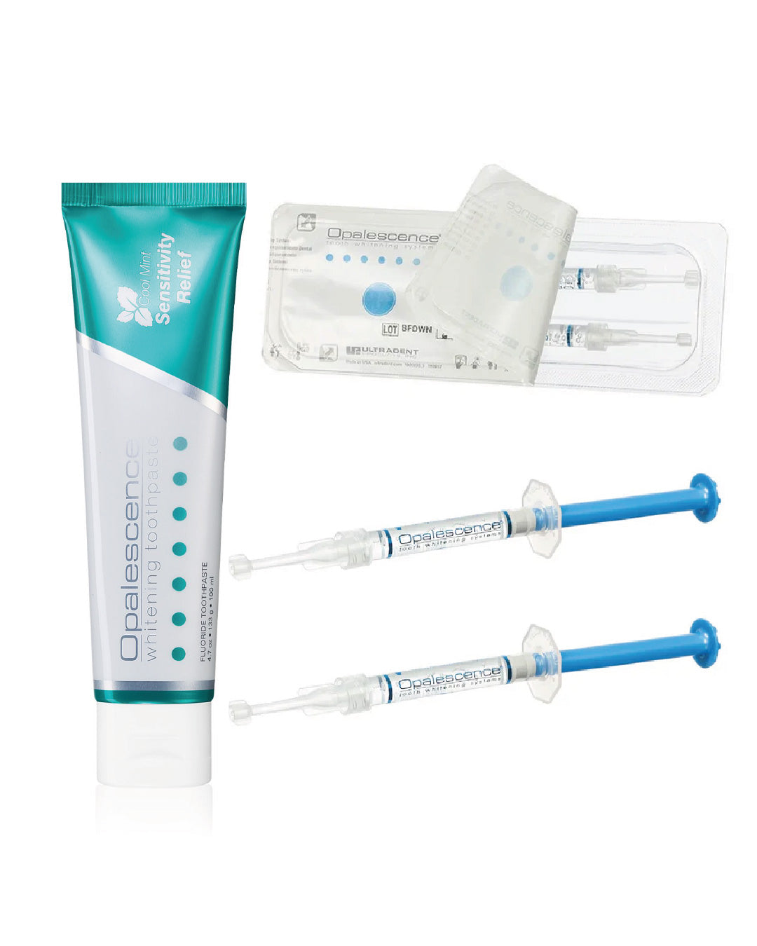 Opalescence Kit - Opalescence PF 16% 2 Uni + Original Cool Mint Whitening Paste 100 ml | Home Teeth Whitening Kit