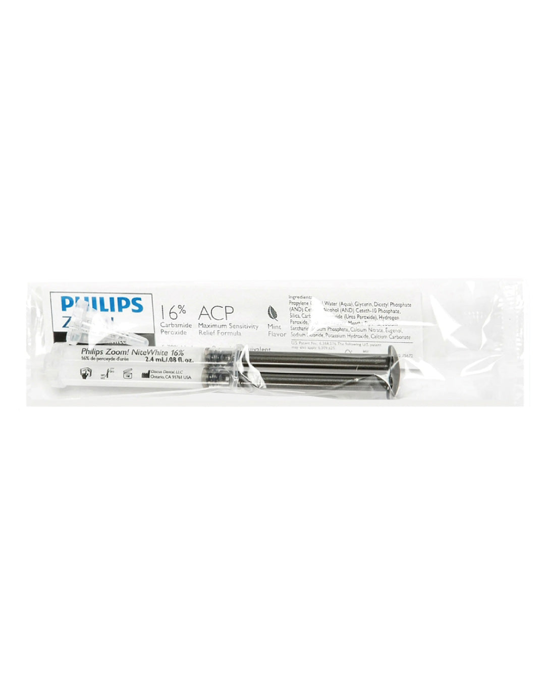 Philips Zoom NiteWhite 16 % – Zahnaufhellung 2,4 ml | 2 Einheiten