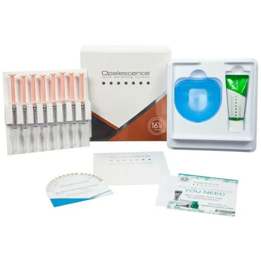 Home teeth whitening kit featuring Opalescence Go 6% Melon.