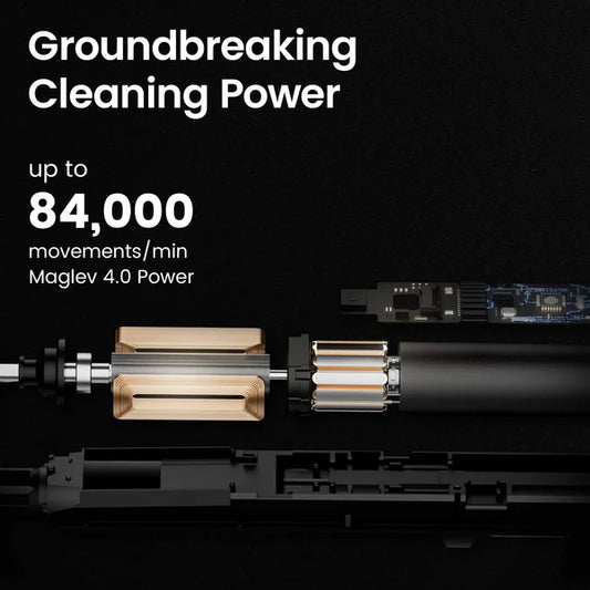 Escova de Dentes Elétrica OCLEAN X Ultra - Escova de dentes elétrica sónica inteligente com ecrã tátil e IA integrada