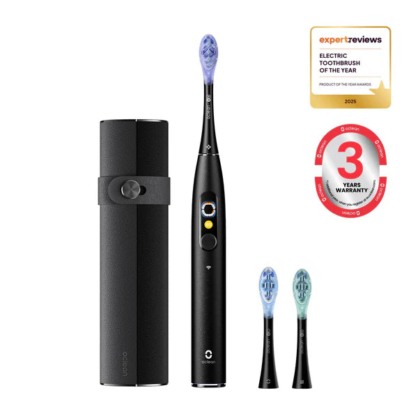 Escova de Dentes Elétrica OCLEAN X Ultra - Escova de dentes elétrica sónica inteligente com ecrã tátil e IA integrada