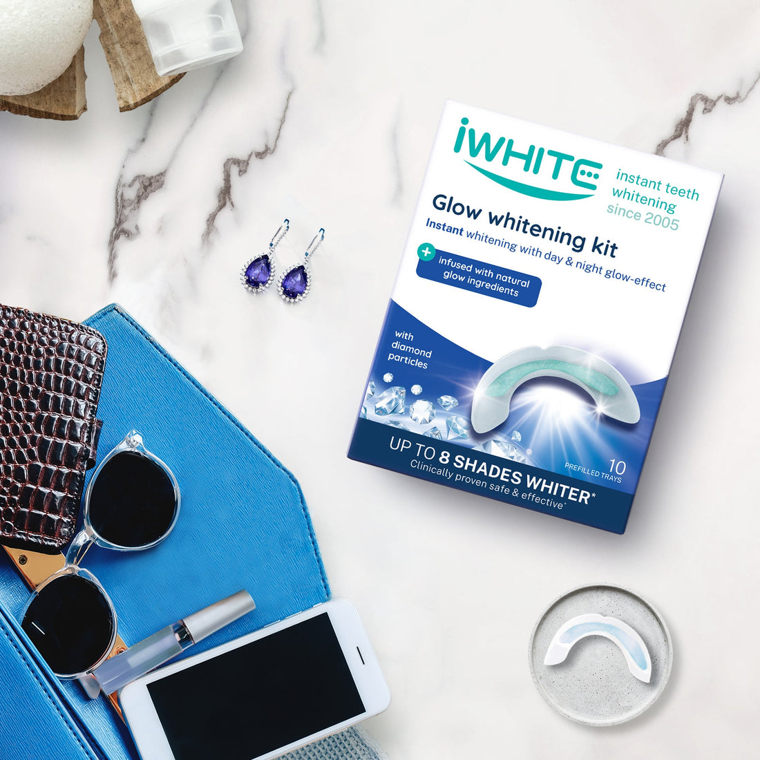 Tiras iWhite: brancura natural fácil