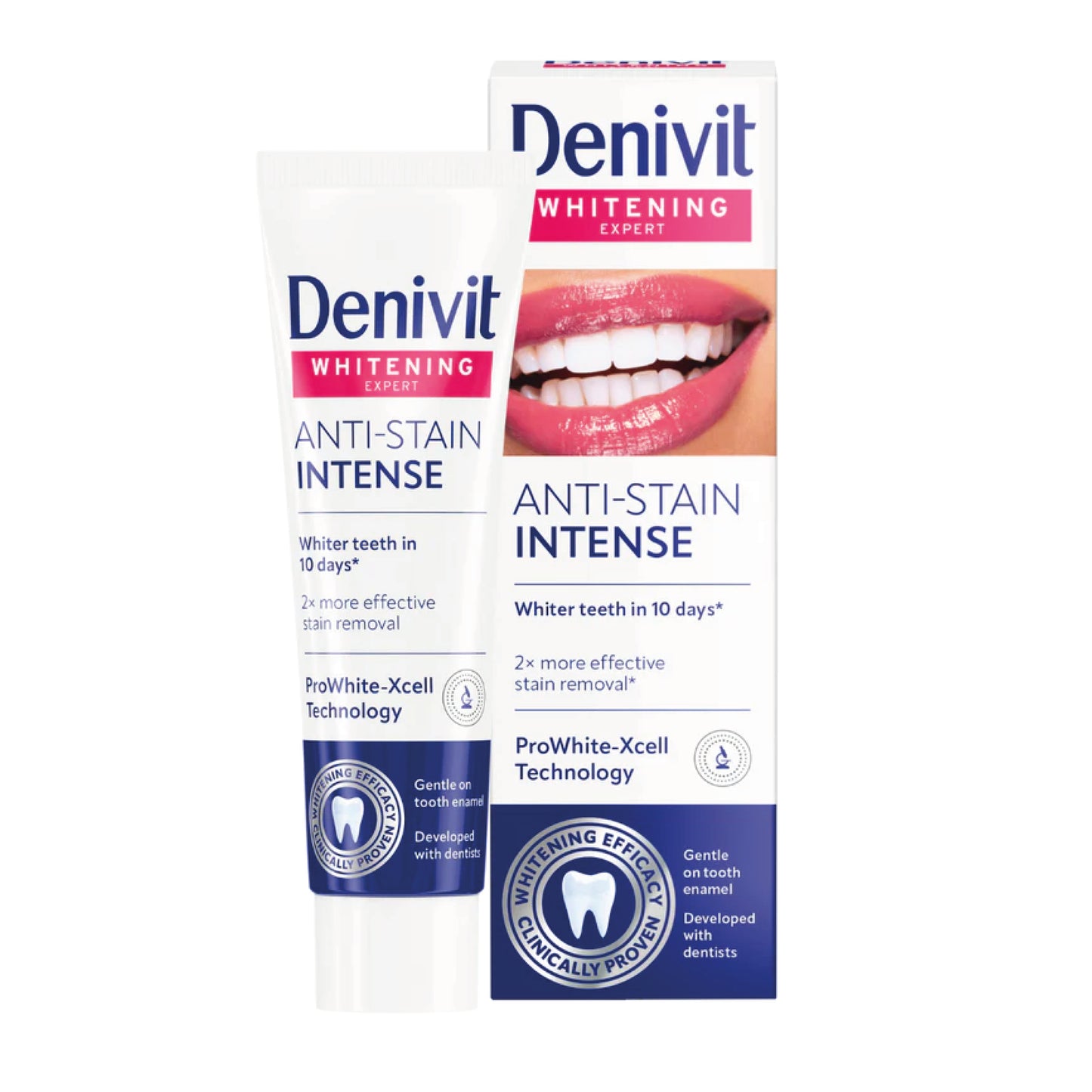 Whitening and anti-stain fluoride toothpaste - DENIVITI