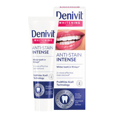 Whitening and anti-stain fluoride toothpaste - DENIVITI