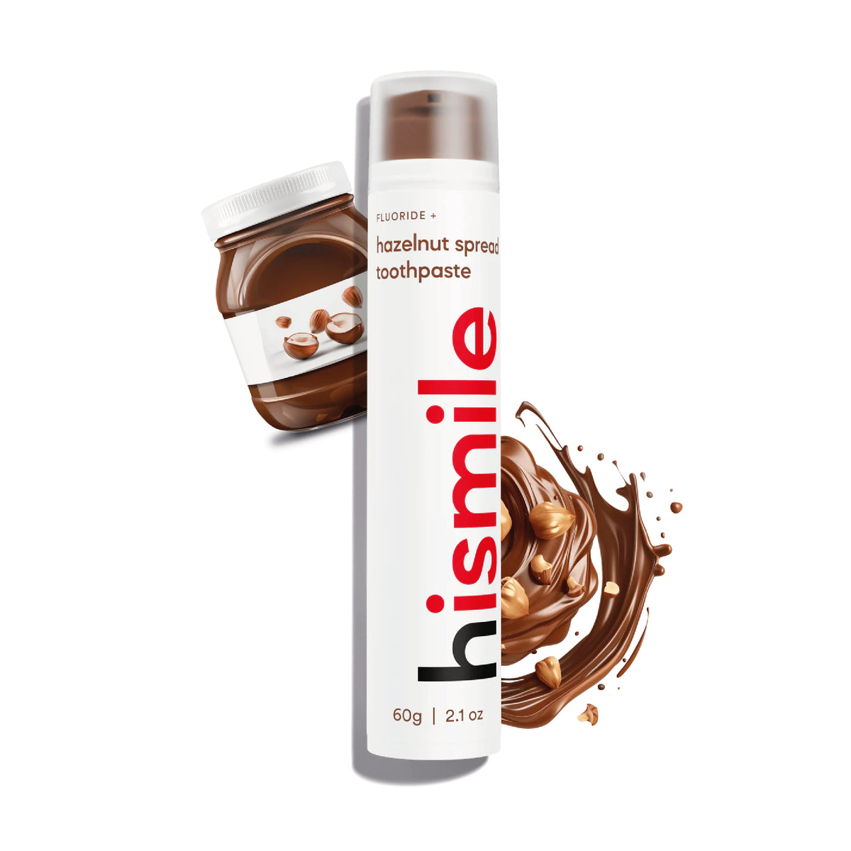 Hey Ren Toothpaste Hismile Toothpaste Hazelnut Spread - Fluoride Toothpaste - 60g – Hey ...