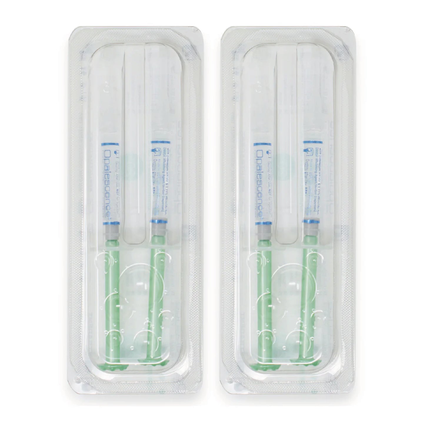 Segundo kit de branqueamento dentário Opalescence PF 16% sabor menta, inclui quatro seringas para branqueamento em casa.