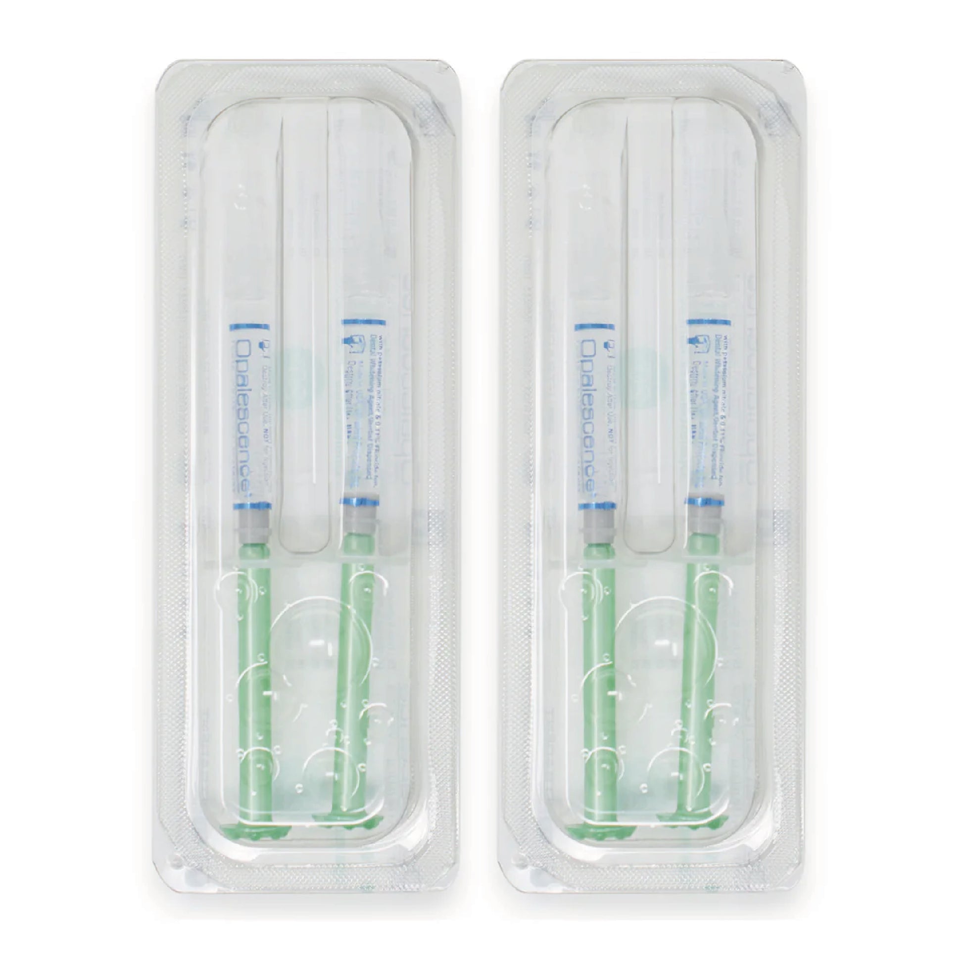 Segundo kit de branqueamento dentário Opalescence PF 16% sabor menta, inclui quatro seringas para branqueamento em casa.