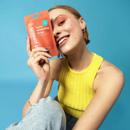 Wild Peach -Teeth Whitening Strips - pop.