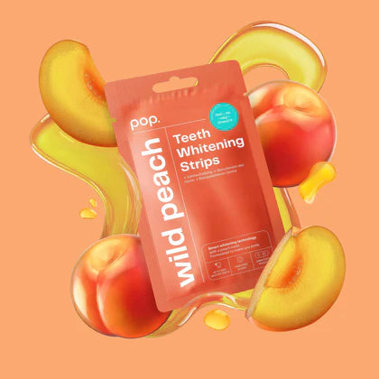 Wild Peach -Teeth Whitening Strips - pop.