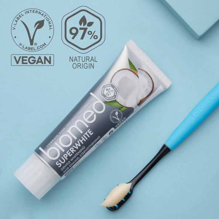 Biomed Superwhite Toothpaste – Natural Whitening with Coconut Oil – 100 g