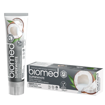 Biomed Superwhite Toothpaste – Natural Whitening with Coconut Oil – 100 g