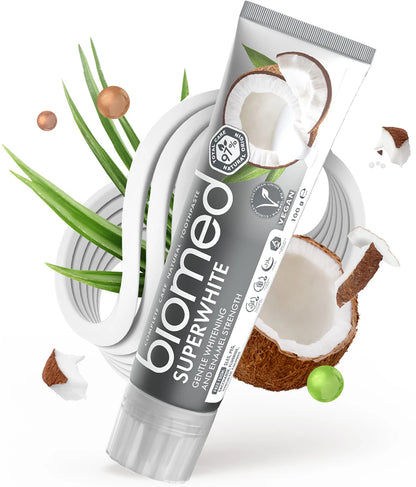 Biomed Superwhite Toothpaste – Natural Whitening with Coconut Oil – 100 g