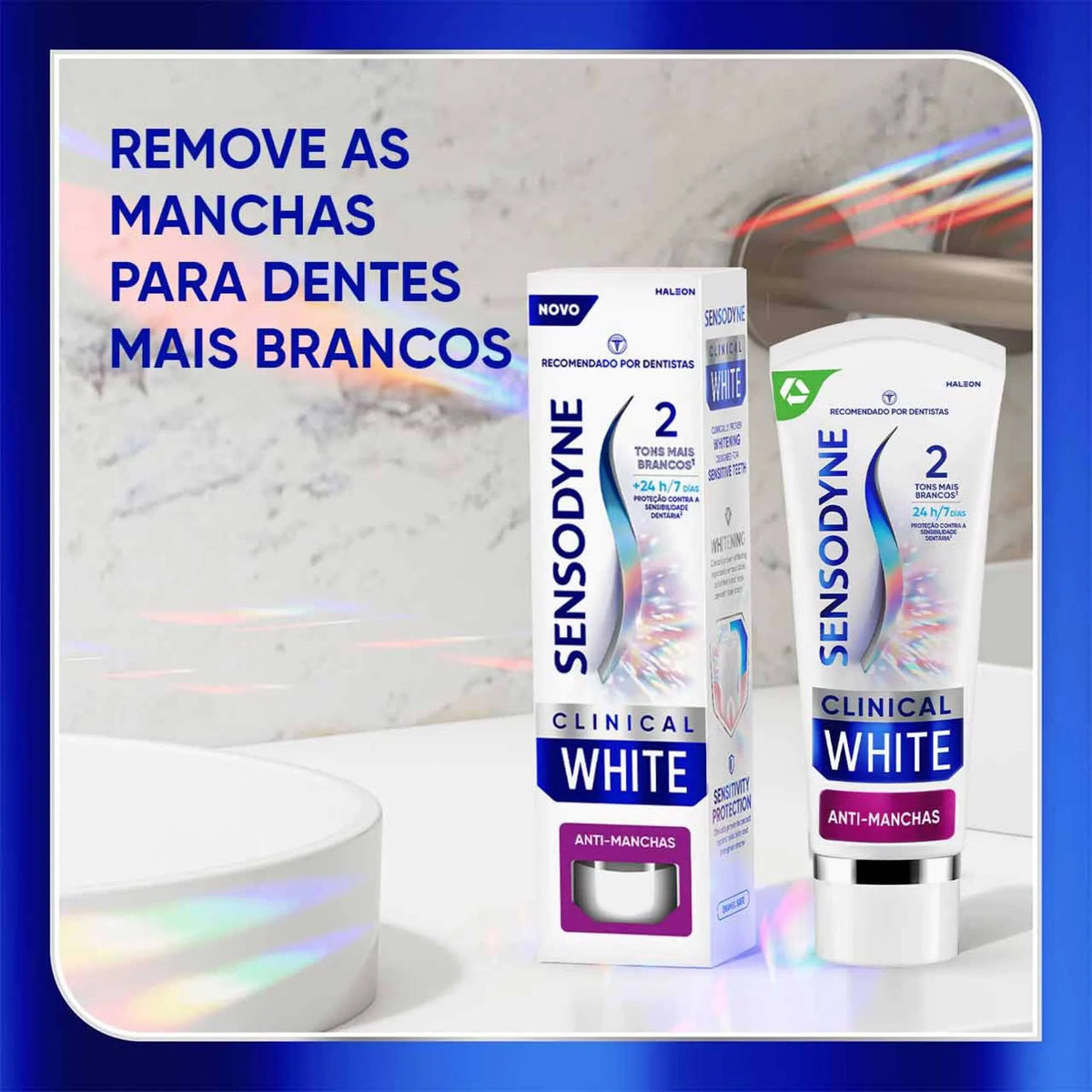 Hey Ren Toothpaste Clinical White Anti-Stain Toothpaste - Sensodyne - 75ml – Hey Whitening