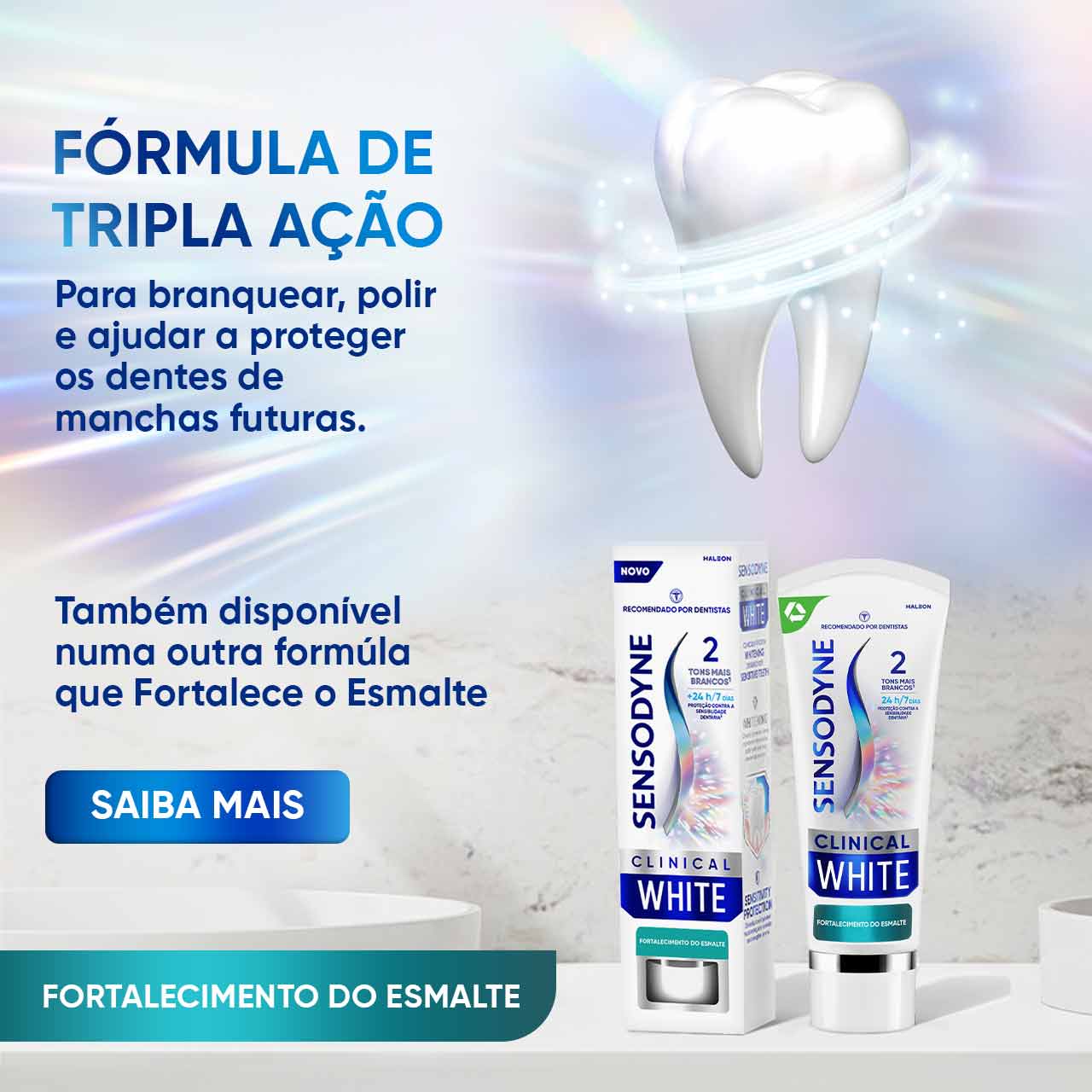 Clinical White Anti-Stain Toothpaste - Sensodyne - 75ml