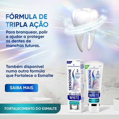 Clinical White Anti-Stain Toothpaste - Sensodyne - 75ml