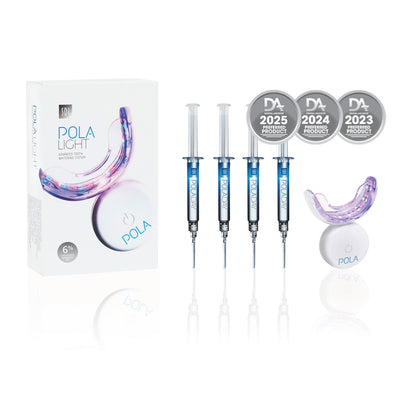 Pola Light Kit 6% HP: Branqueamento Dentário com moldeira LED