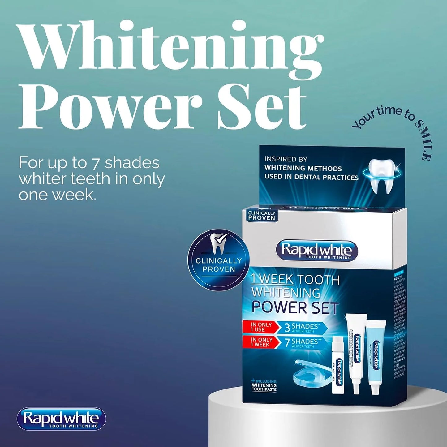 Rapid White Power Set Tooth Whitening Kit - Rapid White Tooth Whitening