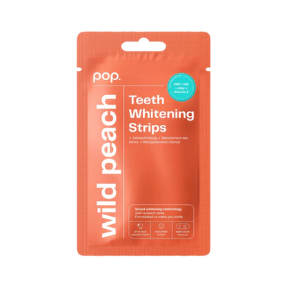 Wild Peach -Teeth Whitening Strips - pop.