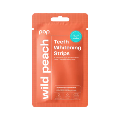 Wild Peach -Teeth Whitening Strips - pop.
