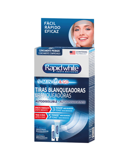 Tiras Branqueadoras  - Rapid White 5 Min & Go